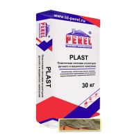 Пластичная гипсовая штукатурка Perel Plast Серая 30 кг