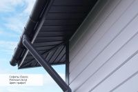 Виниловый софит Grand Line Premium Acryl частично перфорированный графит