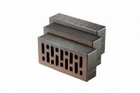 Облицовочный кирпич Recke Одинарный 1НФ Classic Баварская кладка Черный с металлом фактурный 5-32-00-2-00