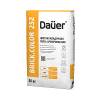 Цветная кладочная смесь армированная Dauer BRICK.COLOR 252 серая 50 кг